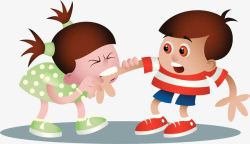 牙疼的小孩小孩子蛀牙插画高清图片