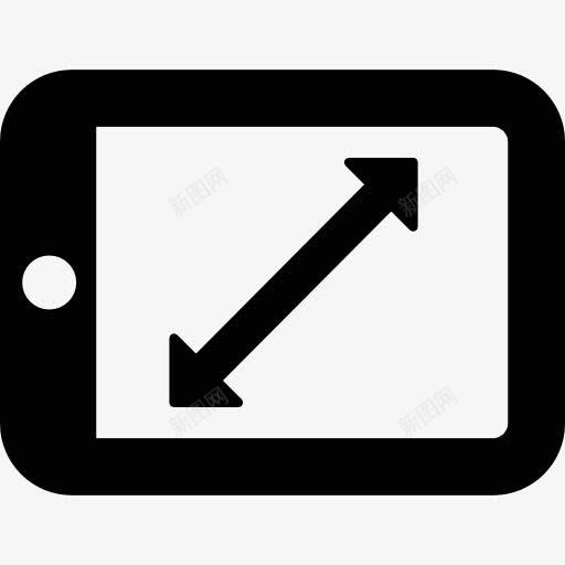 片斜箭头图标png_新图网 https://ixintu.com iPad 双箭头 对角 技术 调整大小
