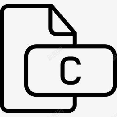 C文件概述界面符号中风图标图标