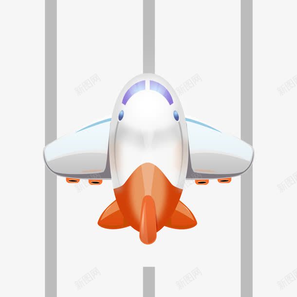 卡通小飞机png免抠素材_新图网 https://ixintu.com 卡通 可爱 小飞机