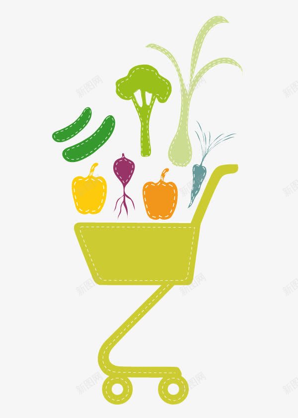 清新蔬菜搭配png免抠素材_新图网 https://ixintu.com 健康 养生 小清新 营养 蔬菜