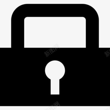 锁接口符号锁定的挂锁图标图标