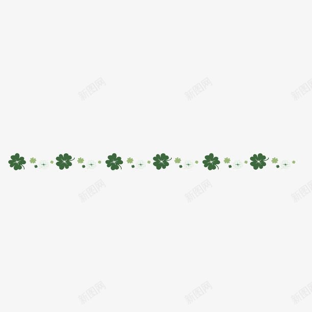 分栏线绿色圆形花朵png免抠素材_新图网 https://ixintu.com 分栏线 圆形 矢量花朵 绿色 花朵