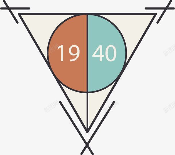 创意三角形png免抠素材_新图网 https://ixintu.com 三角型 三角形 三角形边框 拼色 拼色三角形 方形 方格