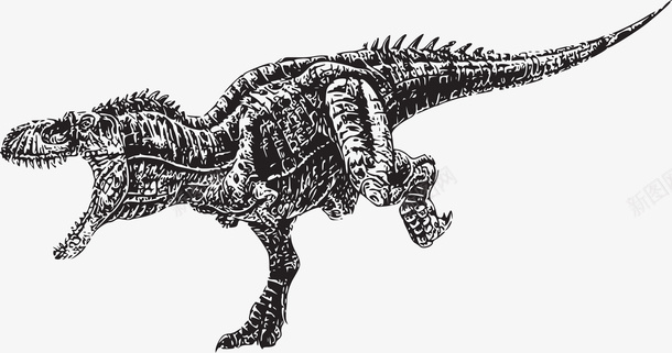 狂怒的剪影png免抠素材_新图网 https://ixintu.com 侏罗纪恐龙 剪影 大型恐龙 恐龙 恐龙剪影 狂怒