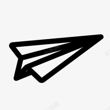 纸飞机符号图标图标