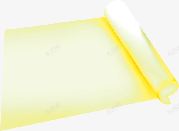 中国风黄色宣纸装饰png免抠素材_新图网 https://ixintu.com 国风 宣纸 装饰 黄色