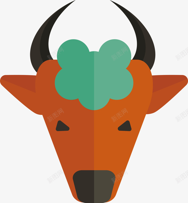 精美公牛logo矢量图图标ai_新图网 https://ixintu.com logo设计 公牛 公牛logo 动物 卡通 可爱 矢量图