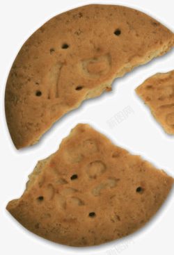 破裂的饼干素材