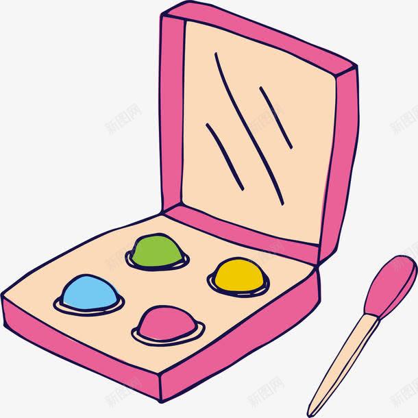 粉色化妆盒png免抠素材_新图网 https://ixintu.com 化妆 粉色 素材