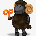 是白羊座羊ariesicons图标png_新图网 https://ixintu.com Aries Sheep Were 是 白羊座 羊