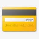 信用卡黄色的锡耶纳素材