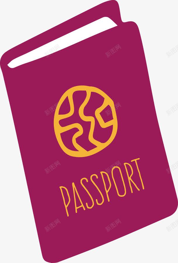 旅行护照png免抠素材_新图网 https://ixintu.com 出国 护照 旅游 证件
