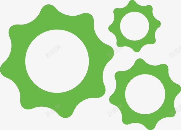 绿色锯齿图形png免抠素材_新图网 https://ixintu.com 不规则几何图形 几何图形 绿色