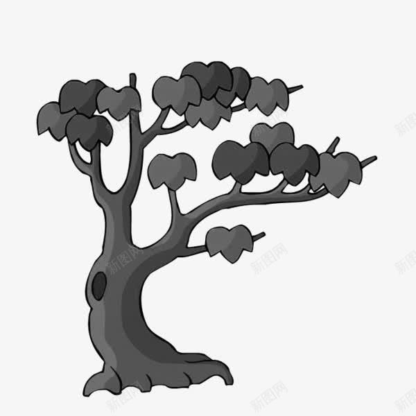 茂盛的老树png免抠素材_新图网 https://ixintu.com png图形 png装饰 手绘 树枝 老树 装饰