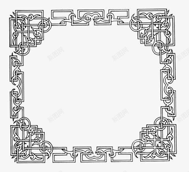 古典边框png免抠素材_新图网 https://ixintu.com 古典建筑 古典边框 边框