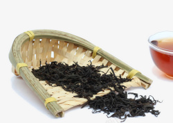 乌茶黑色雅安藏茶高清图片