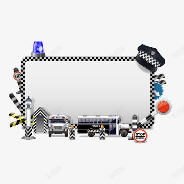 汽车和路上标志png免抠素材_新图网 https://ixintu.com 汽车 路标 路牌