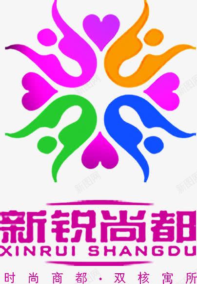 手绘彩色爱心花纹png免抠素材_新图网 https://ixintu.com 彩色 爱心 花纹