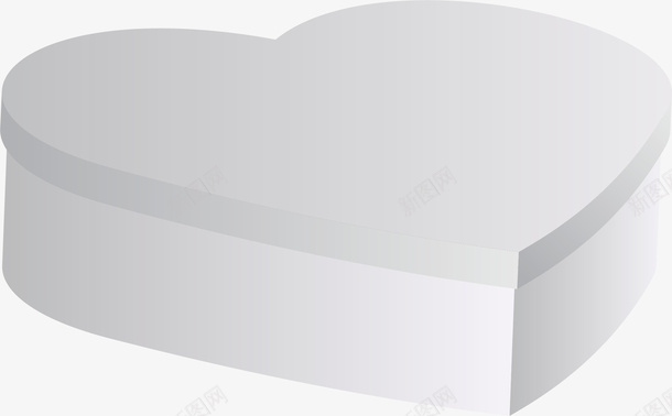 心形纸盒矢量图ai免抠素材_新图网 https://ixintu.com 工具 日常用品 纸盒 矢量图
