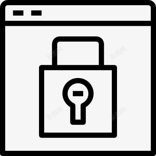 网络安全图标png_新图网 https://ixintu.com 密码 浏览器 界面 网络安全 网页 隐私