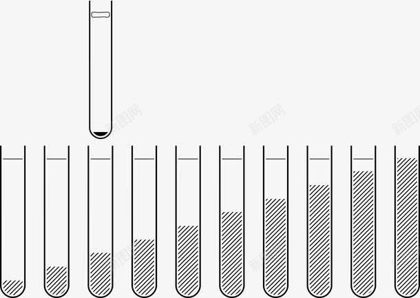 高度不同的试剂png免抠素材_新图网 https://ixintu.com 实验室 文化管 样管 试管