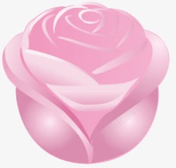 粉色玫瑰装饰花素材