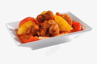 排骨png免抠素材_新图网 https://ixintu.com 排骨 美食 菠萝排骨