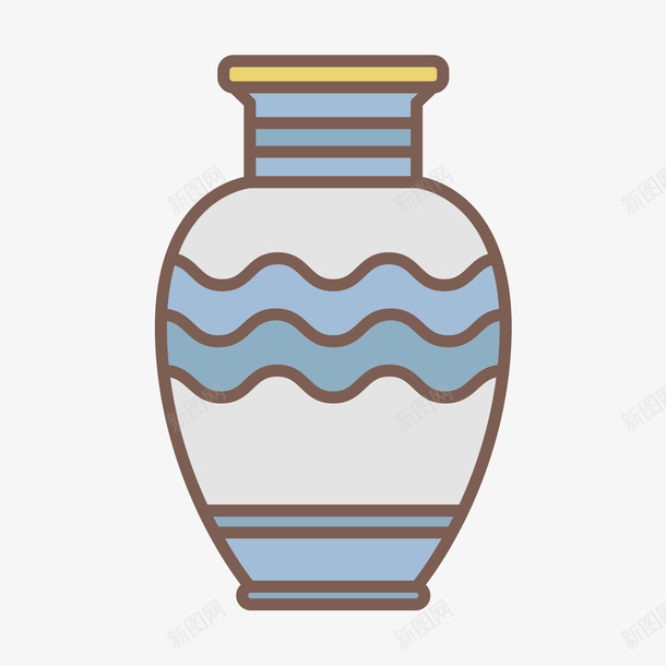 手绘瓶子png免抠素材_新图网 https://ixintu.com 手绘画 瓶子 矢量装饰 花瓶 装饰