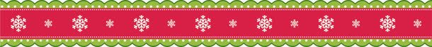 红色雪花边框png免抠素材_新图网 https://ixintu.com 冬季 圣诞节 红色边框 花边 边框纹理 雪花片