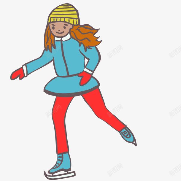 单脚溜冰的女人png免抠素材_新图网 https://ixintu.com PNG图形 人物 动漫 溜冰 美女 装饰 运动