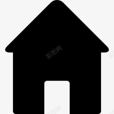 家里黑色的形状图标图标