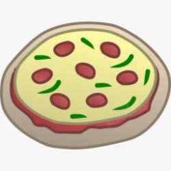比萨食物图标素材