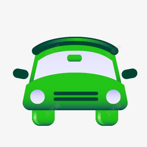 绿色小汽车png免抠素材_新图网 https://ixintu.com 免抠 卡通 精品 素材 美图