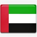酋长国曼联阿拉伯酋长国国国旗国家标志高清图片