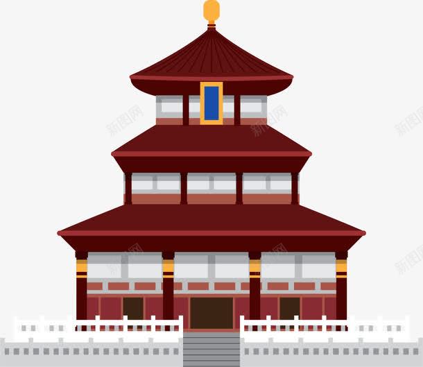 卡通扁平中国风建筑塔png免抠素材_新图网 https://ixintu.com 中国风 卡通 塔 建筑 扁平