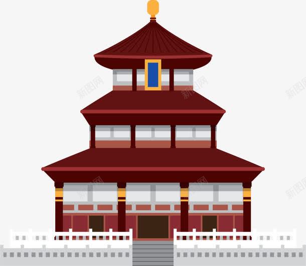 卡通扁平中国风建筑塔png免抠素材_新图网 https://ixintu.com 中国风 卡通 塔 建筑 扁平