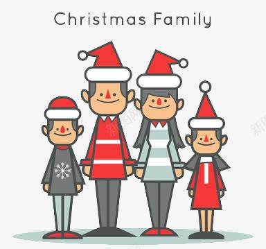 圣诞一家人png免抠素材_新图网 https://ixintu.com christmas family 一家人 卡通 圣诞节