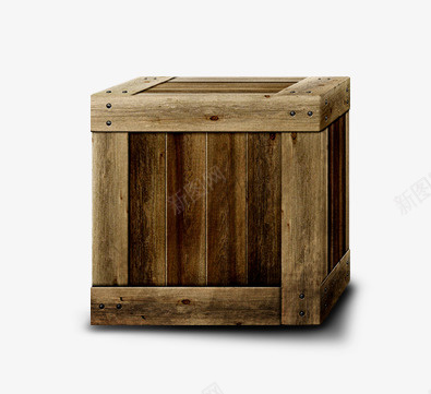 复古木箱子png免抠素材_新图网 https://ixintu.com 复古 木箱子 木纹色方形箱子 箱子 装饰