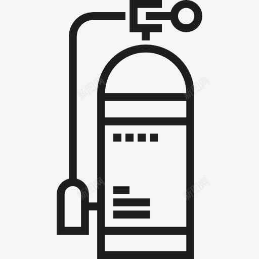 灭火器图标png_新图网 https://ixintu.com 安全 工具和器具 急救 消防