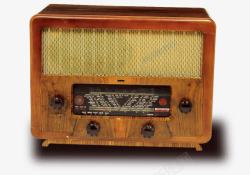 旋钮收音机木质典雅收音机高清图片