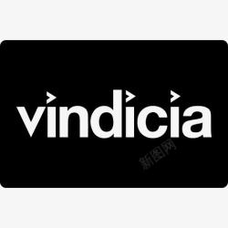 vindiciavindicia支付卡的标志图标高清图片