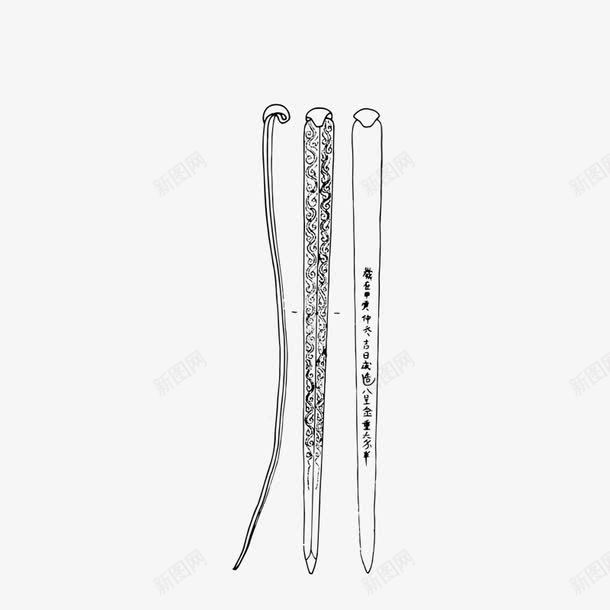 精美古剑传统古典装饰图案png免抠素材_新图网 https://ixintu.com 古剑 装饰图案