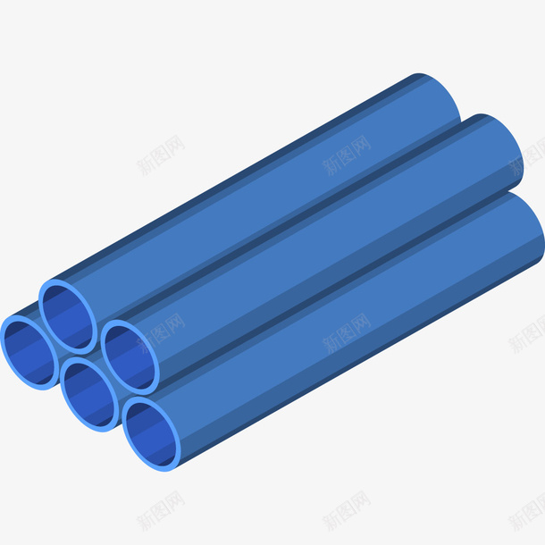 蓝色的管道png免抠素材_新图网 https://ixintu.com png图形 png装饰 卡通 管道 蓝色 装饰
