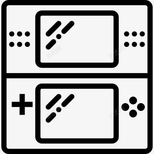 游戏机图标png_新图网 https://ixintu.com 休闲玩家 便携式电子 多媒体 技术 游戏 游戏控制台 装置