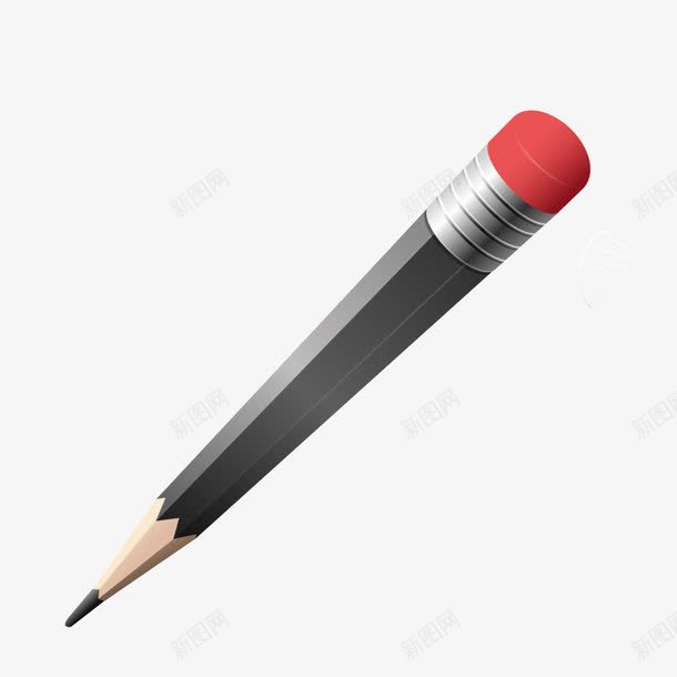 黑色铅笔画笔红色橡皮png免抠素材_新图网 https://ixintu.com 橡皮 画笔 红色 铅笔 黑色 黑色红色