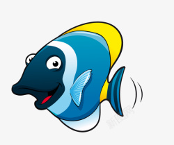 卡通海洋动物鱼素材