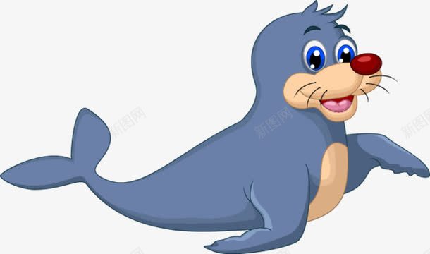 海狮png免抠素材_新图网 https://ixintu.com 可爱 小动物 海狮 海狮表演 装饰