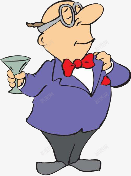 动漫举着杯子的男人png免抠素材_新图网 https://ixintu.com 举杯 卡通 男人 装饰素材