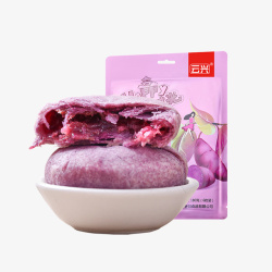 紫薯饼干零食包装素材
